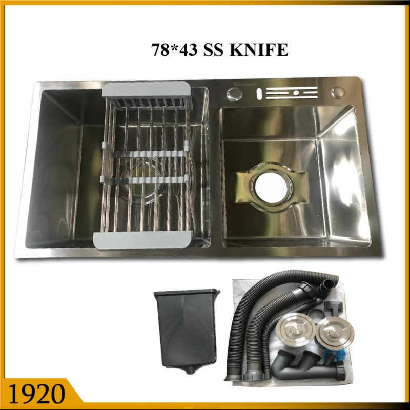 KITCHEN SINK HAND MADE 78*43 MATT KNIFE (1920)